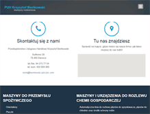 Tablet Screenshot of bienkowski.polczyn.com